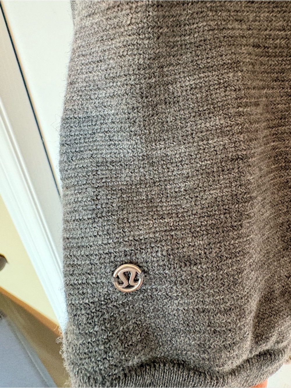 Lululemon Women's Merino Crewneck Sweater - Gray - Picture 3 of 3
